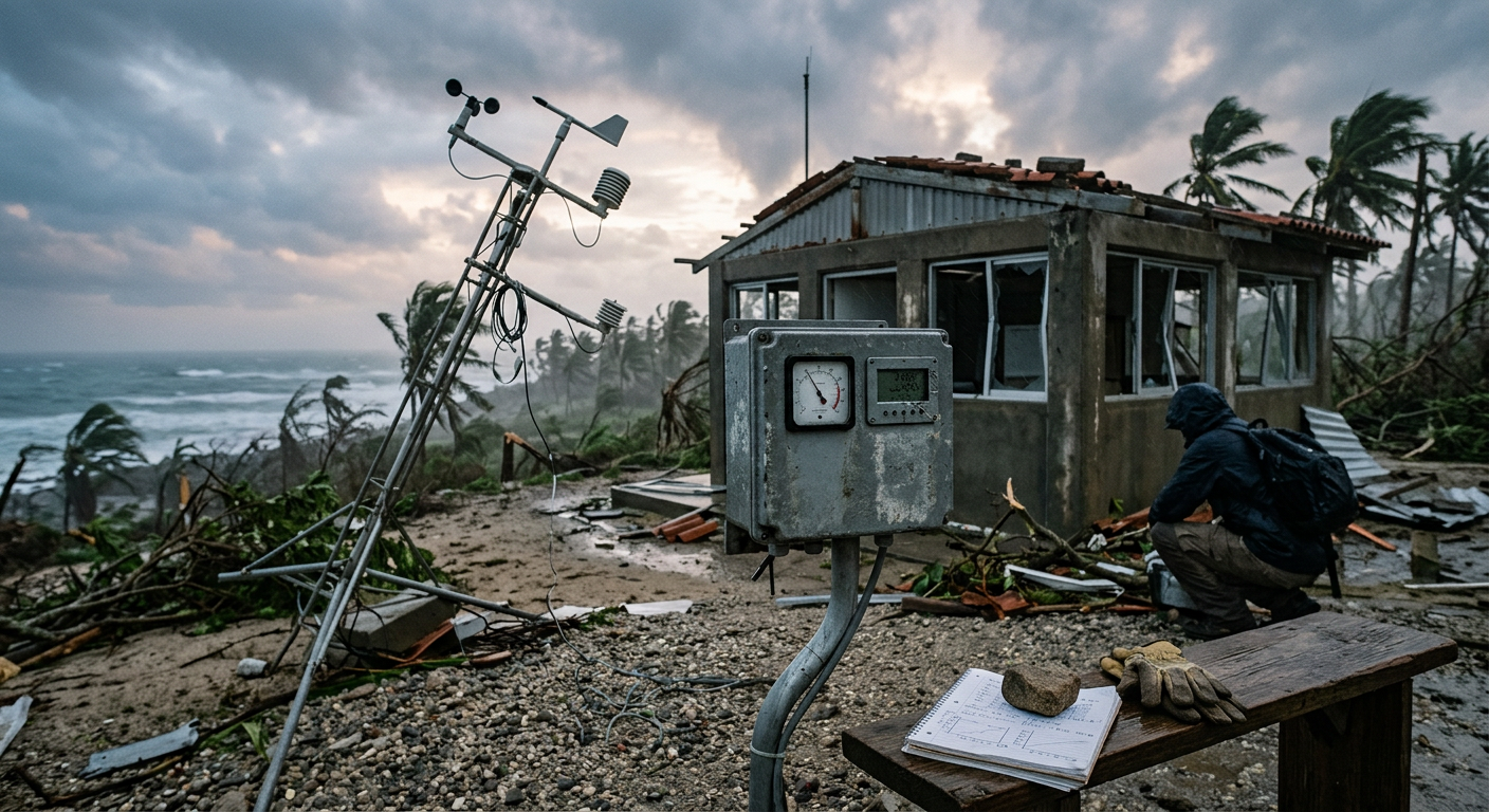 Photograph illustrating the role of the 2015 el niño