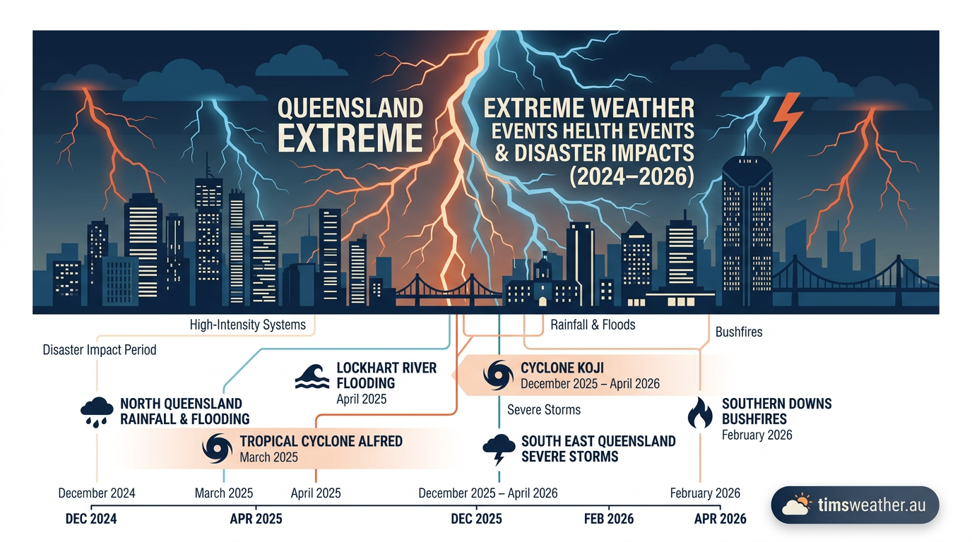 Lightning activity during the November 2020 South East Queensland severe weather event.