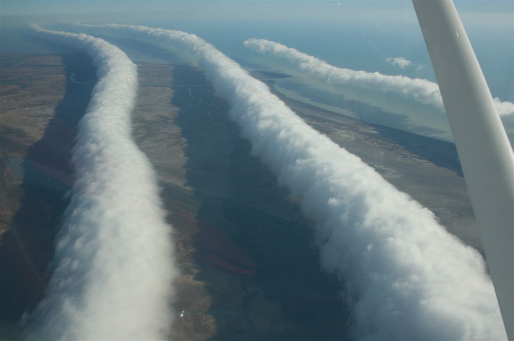 Morning Glory roll cloud over the Gulf of Carpentaria in northern Australia Morning Glory roll cloud over the Gulf of Carpentaria in northern Australia