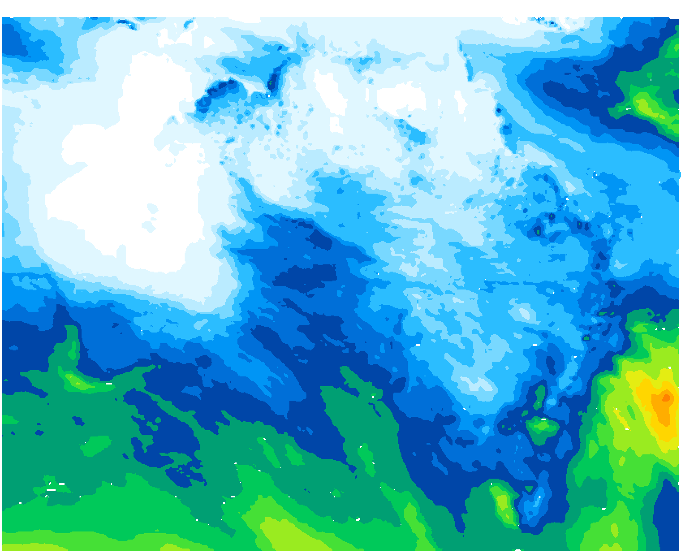 Forecast 7-day rainfall totals across Australia, valid 11 Oct 2026, 10:00 am Australian eastern time